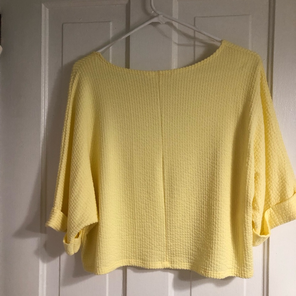 Caution To The Wind Sunny oversized cropped fit Knit Top NWOT never worn. - Picture 2 of 3
